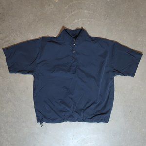 Links. Men's Large. Short Sleeve Windbreaker. Navy.